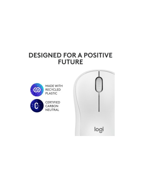 Mouse LOGITECH Mouse Logitech M240 SilentWS 1000 DP alb