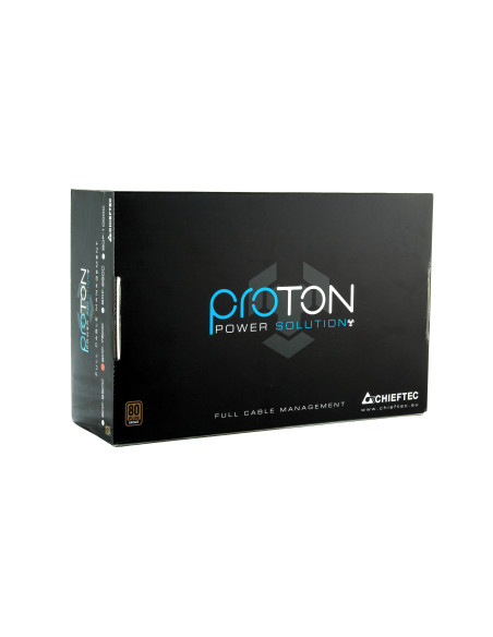 SURSA Chieftec PROTON 750 W, modulara, certificare 80 Plus Bronze, ventilator 140 mm x 1, PCI-E 6+2 pin x 4, SATA x 8, "BDF-750C