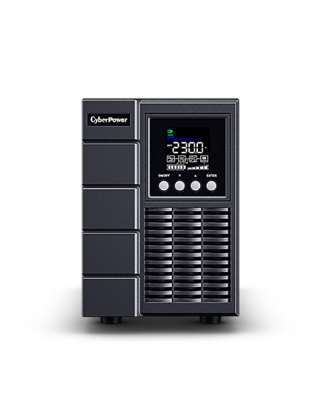 UPS CYBER POWER Online dubla conversie cu Sinusoida Pura, tower, 2000VA/1800W LCD PFC compatible, 2xIEC + 2xSchuko, Green Power