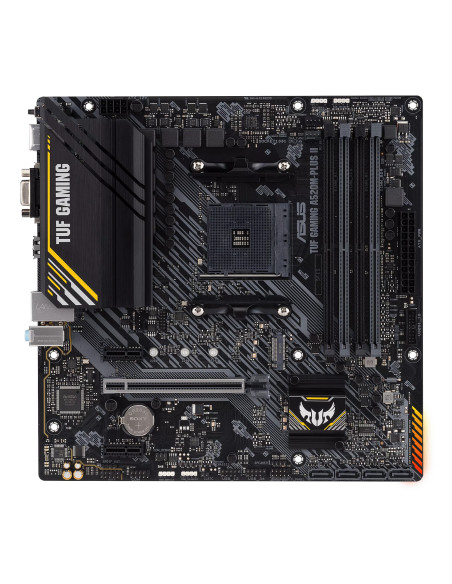 Placa de baza Asus TUF GAMING A520M-PLUS II, AM4, DDR4, mATX, Negru "TUF GAMING A520M-PLUS II"