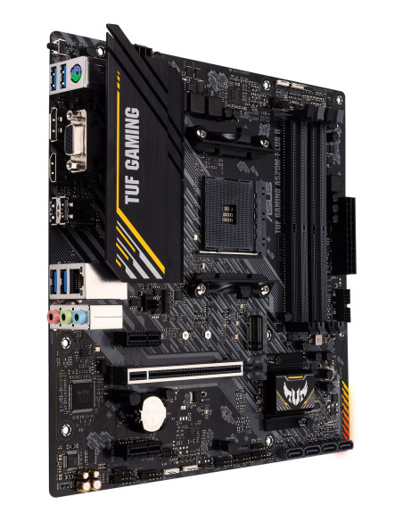 Placa de baza Asus TUF GAMING A520M-PLUS II, AM4, DDR4, mATX, Negru "TUF GAMING A520M-PLUS II"