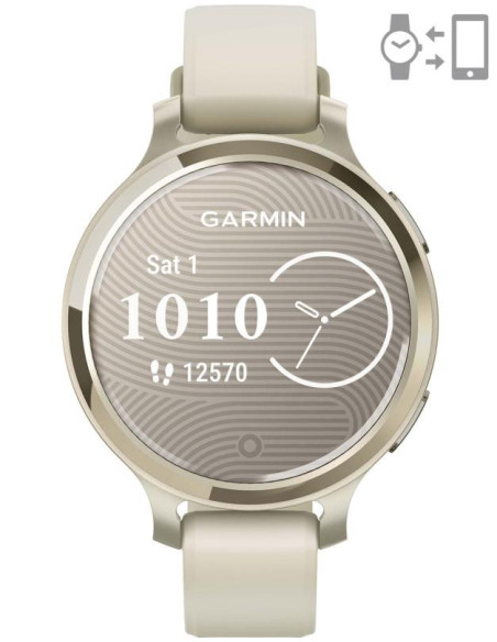 SmartWatch-uri GARMIN Lily 2 Active Lunar Gold/Bone Silicone