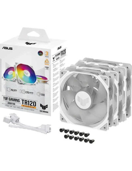 Ventilatoare carcasa ASUS Fan Asus TUF Gaming TR120 ARGB WHITE REV