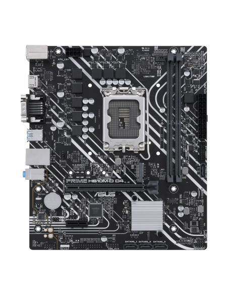 PLACA de BAZA Asus "PRIME H610M-D D4", skt LGA 1700, mATX, Intel H610, 2 x DDR4, max. 64 GB, 4 x SATA, 1 x M.2, 7.1, "PRIME H610