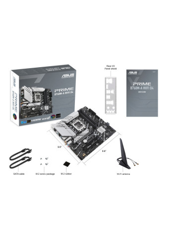 ASUS PRIME B760M-A WIFI D4 LGA1700 4xDDR4 mATX...