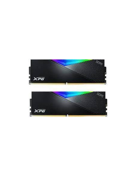 Memorie DDR Adata - gaming DDR5 32GB, frecventa 6400MHz, latenta CL32, 16GB x 2 module, radiator negru, iluminare RGB, XPG LANCE