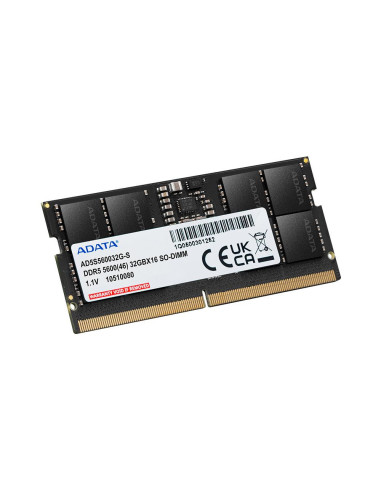 SODIMM Adata, 16GB DDR5, 5600 MHz, "AD5S560016G-S"