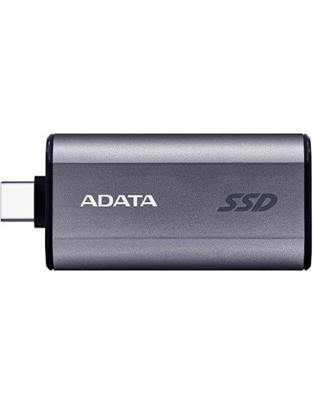 SSD EXTERN ADATA, USB Type-C, 500 GB, scriere 1050 MB/s / citire1000 MB/s, metalic "SC750-500G-CCBK"