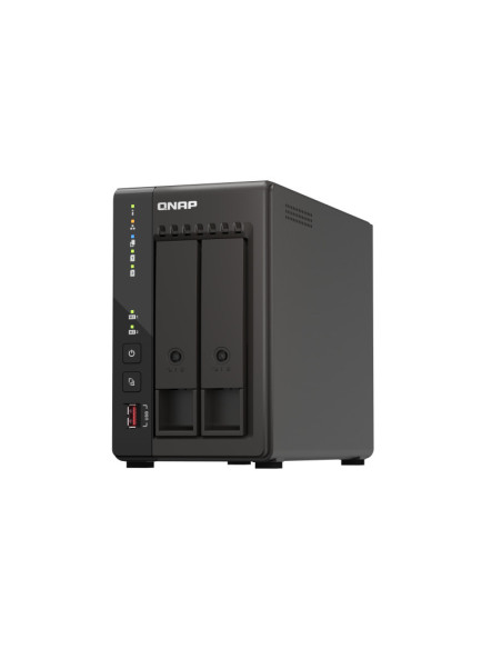 NAS QNAP 253E 2BAY 2.6GHZ TWR SATA "TS-253E-8G",
