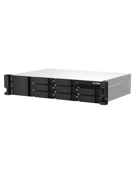 NAS QNAP 864AEU 8BAY 2.2GHZ 4GB 2U SATA "TS-864EU-RP-8G"