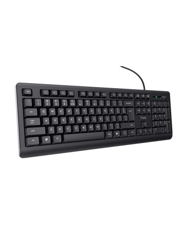 Tastaturi TRUST Tastatura cu fir Trust, negru