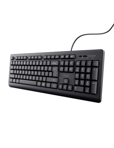 Tastaturi TRUST Tastatura cu fir Trust, negru