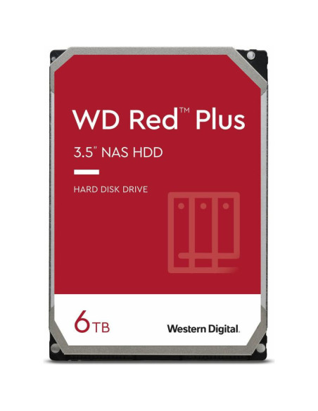 Hard disk WD Red Plus 6TB SATA-III 5400 RPM 256MB