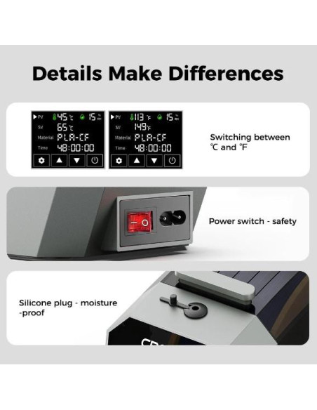 3D SCANNERS CREALITY 3D SPACE PI FILAMENT DRYER