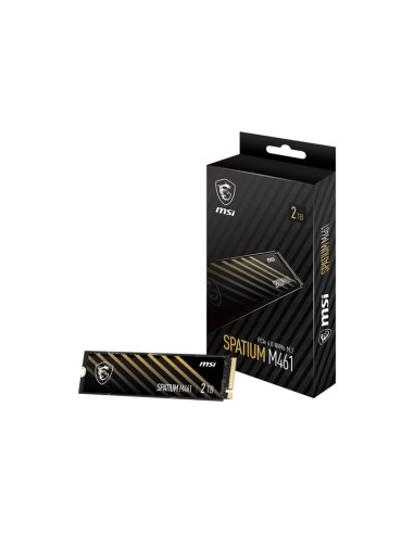 MSI SPATIUM M461 2TB SSD PCIe 4.0 NVMe M.2...