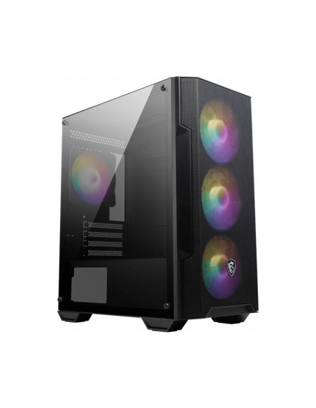 MSI MAG FORGE M100A D60 EU MAG 600DN EU Cord 1xUSB 3.0 2xUSB 2.0 4x120mm Auto RGB Fan Acrylic "MAG FORGE M100A D60"