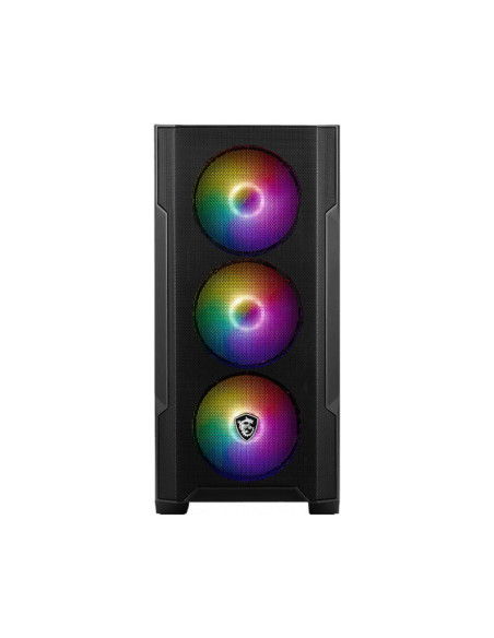 MSI MAG FORGE M100A D60 EU MAG 600DN EU Cord 1xUSB 3.0 2xUSB 2.0 4x120mm Auto RGB Fan Acrylic "MAG FORGE M100A D60"