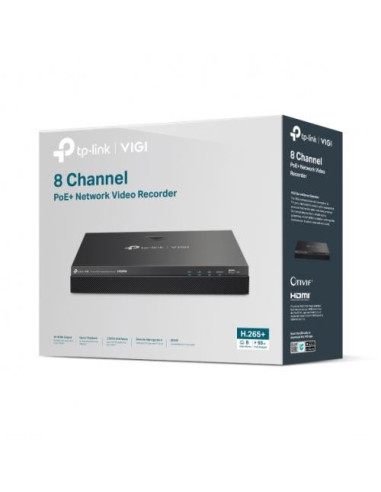 NVR TP-LINK TPL VIGI 8 CH POE+ NW VIDEO RECORDER