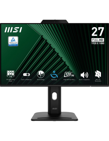 MSI PRO MP272PMG 27inch IPS FHD WebCam 120Hz...