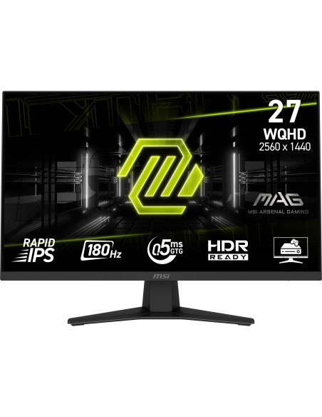 Monitor MSI MAG 274QF, IPS, 27 inch, WQHD, 2560 x 1440, HDMI, DisplayPort, 180 Hz, 0.5 ms, Negru 9S6-3CE41H-048 "MAG 274QF"