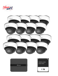 Camere supraveghere IP MILESIGHT TECHNOLOGY KIT16...