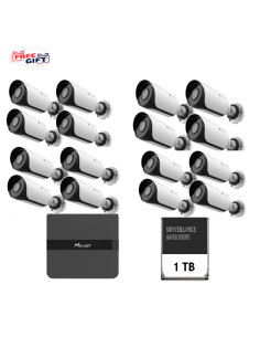 Camere supraveghere IP MILESIGHT TECHNOLOGY KIT16...