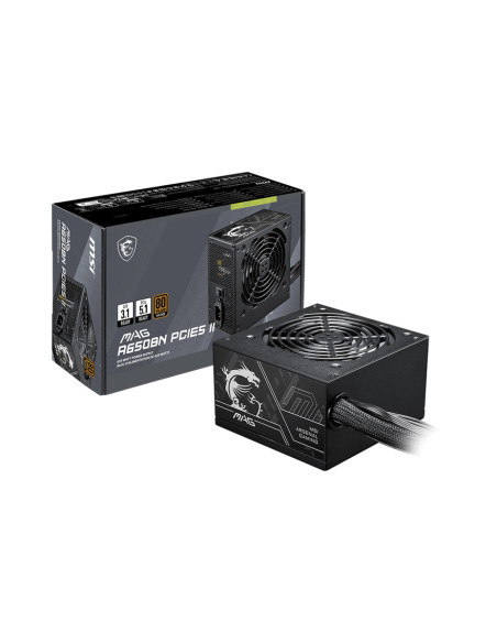 MSI MAG A650BN PCIE5 II 650W BRONZE PSU "MAG A650BN PCIE5 II"