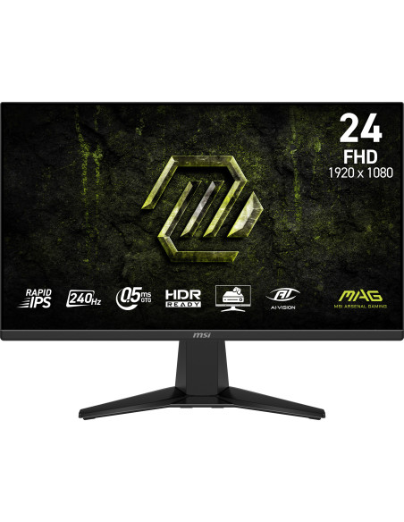 MSI MAG 255F X24 25inch Gaming Monitor FHD Rapid IPS 240Hz 0.5ms DP 2xHDMI "MAG 255F X24"