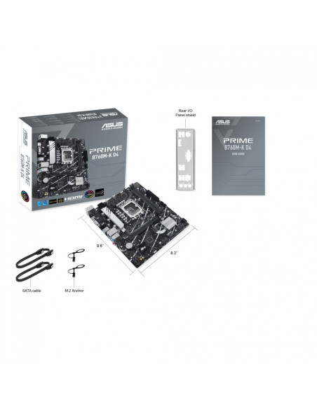 MB ASUS PRIME B760M-K DDR4 LGA1700 "PRIME B760M-K D4"