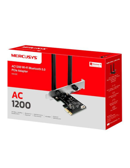 Access point & Range Ext. TP-LINK Mercusys MA30E AC1200 Wi-Fi BTPC Adapter