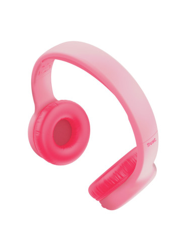Casti audio TRUST Casti Trust Nouna WS kids, roz