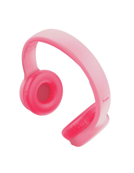 Casti audio TRUST Casti Trust Nouna WS kids, roz