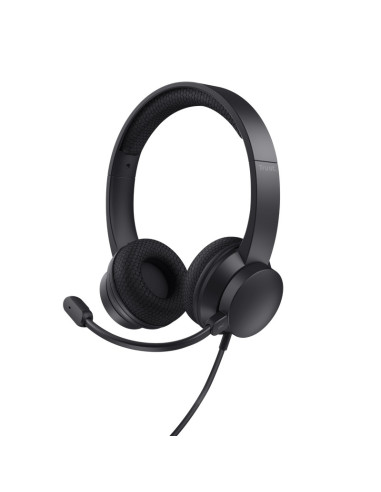Casti audio TRUST Casti Trust Ayda USB-ENC, negru