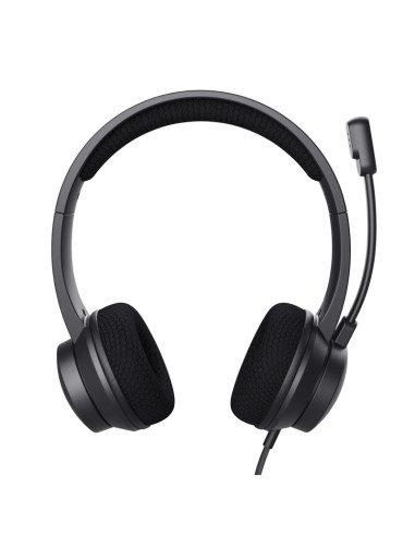 Casti audio TRUST Casti Trust Ayda USB-ENC, negru