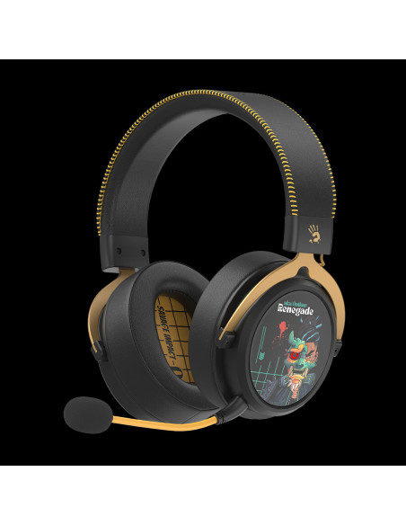 Casti gaming Bloody Bluetooth v5.3 + 2.4GHz + Wired Multi-Mode Connection Headset Renegade Midnight "MR595 Renegade Midnight" 47