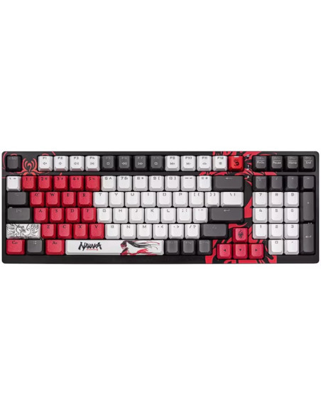 TASTATURA A4TECH - gaming, "Bloody co-branded Naraka", cu fir 1.8m, 106 taste, multimedia , iluminare, USB, negru, "S98"