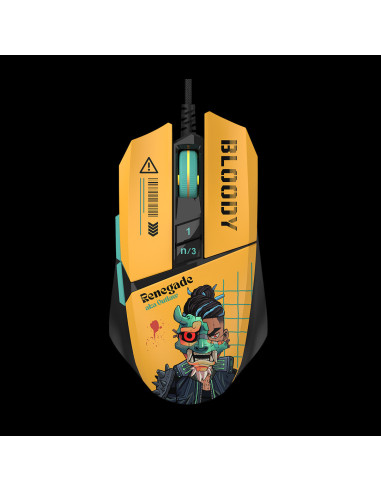 Mouse A4Tech, gaming, Bloody RGB Animation...