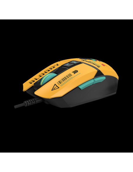 Mouse A4Tech, gaming, Bloody RGB Animation Backlit USB Renegade Sunset, "W63Max Renegade Sunset", 4711421 000529