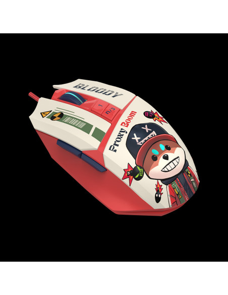 Mouse A4Tech, gaming, Bloody RGB Animation Backlit USB Proxy Boom, "W63Max Proxy Boom", 4711421 000543