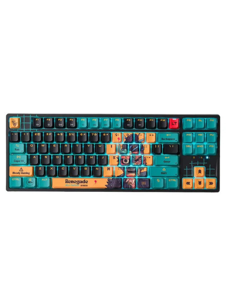 Tastatura A4Tech Bloody "AT87" Alpha Optical Switch Performance Keyboard USB Renegade , US Layout "AT87 Renegad" 4711421 000734