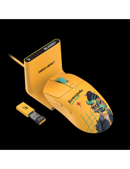 Mouse A4Tech, gaming, BLOODY WAVELINK FULL,SPEED DUAL MODE WIRELESS USB RENEGADE SUNSET, "R72UltraDuo RENEGADE SUNSET", 4711421