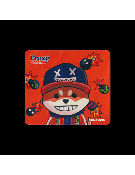 MousePAD A4TECH - gaming, Bloody "BP-45" Proxy Boom Fire, cauciuc si material textil, 451 x 400 x 5 mm, imagine, "BP-45 Proxy Bo