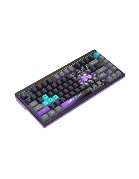 Tastatura gaming Bloody "AT75" Alpha Optical Switch Mechanical Keyboard USB Cypher Ghost, US Layout "AT75 Cypher Ghost" 4711421