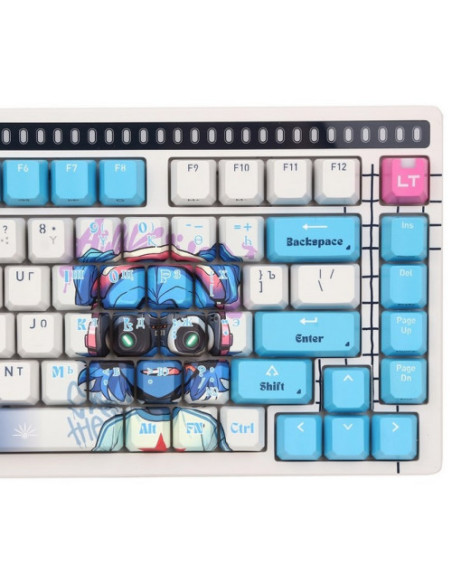 Tastatura gaming Bloody "AT75" Alpha Optical Switch Mechanical Keyboard USB Nyx Mirage, US Layout "AT75 Nyx Mirage" 4711421 0021