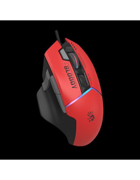 Mouse A4Tech, gaming, Bloody Extra Fire RGB, USB Sports Red, "W95Ultra Sports Red", 4711421 002301