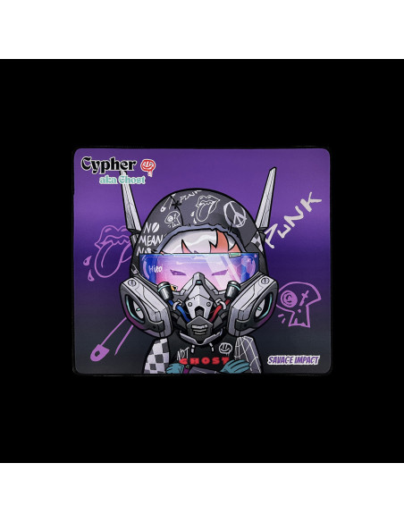 MousePAD A4TECH - gaming, Bloody "BP-45W" Cypher Ghost, cauciuc si material textil, 453 x 400 x 5 mm, imagine, "BP-45W Cypher Gh