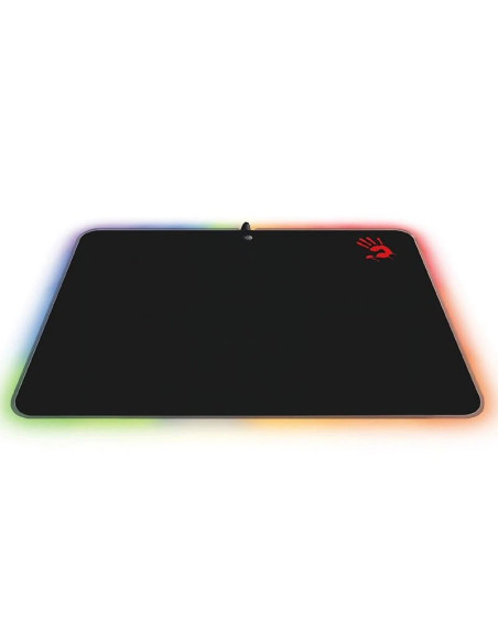 Mouse PAD A4Tech, "RGB Gaming", gaming, cu led, cauciuc si material textil, 358 x 256 x 2.6 mm, negru, "MP-50RS"