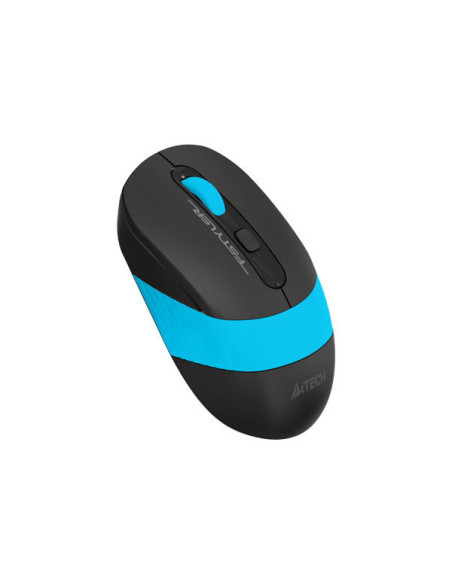 MOUSE A4tech, gaming, wireless, 2.4GHz, optic, 2000 dpi, butoane/scroll 4/1, buton selectare viteza, negru / albastru, "FG10 Blu