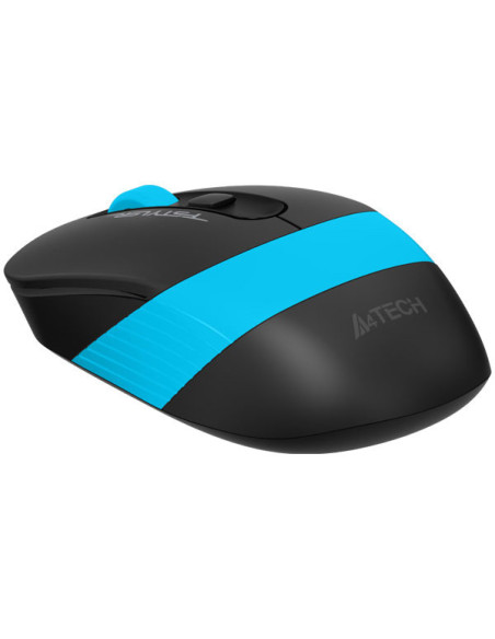 MOUSE A4tech, gaming, wireless, 2.4GHz, optic, 2000 dpi, butoane/scroll 4/1, buton selectare viteza, negru / albastru, "FG10 Blu
