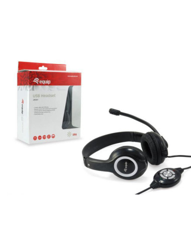 Casti audio EQUIP USB HEADSET 245301